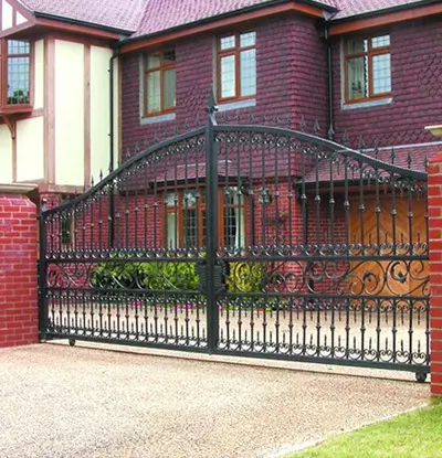 automated wrought iron gate